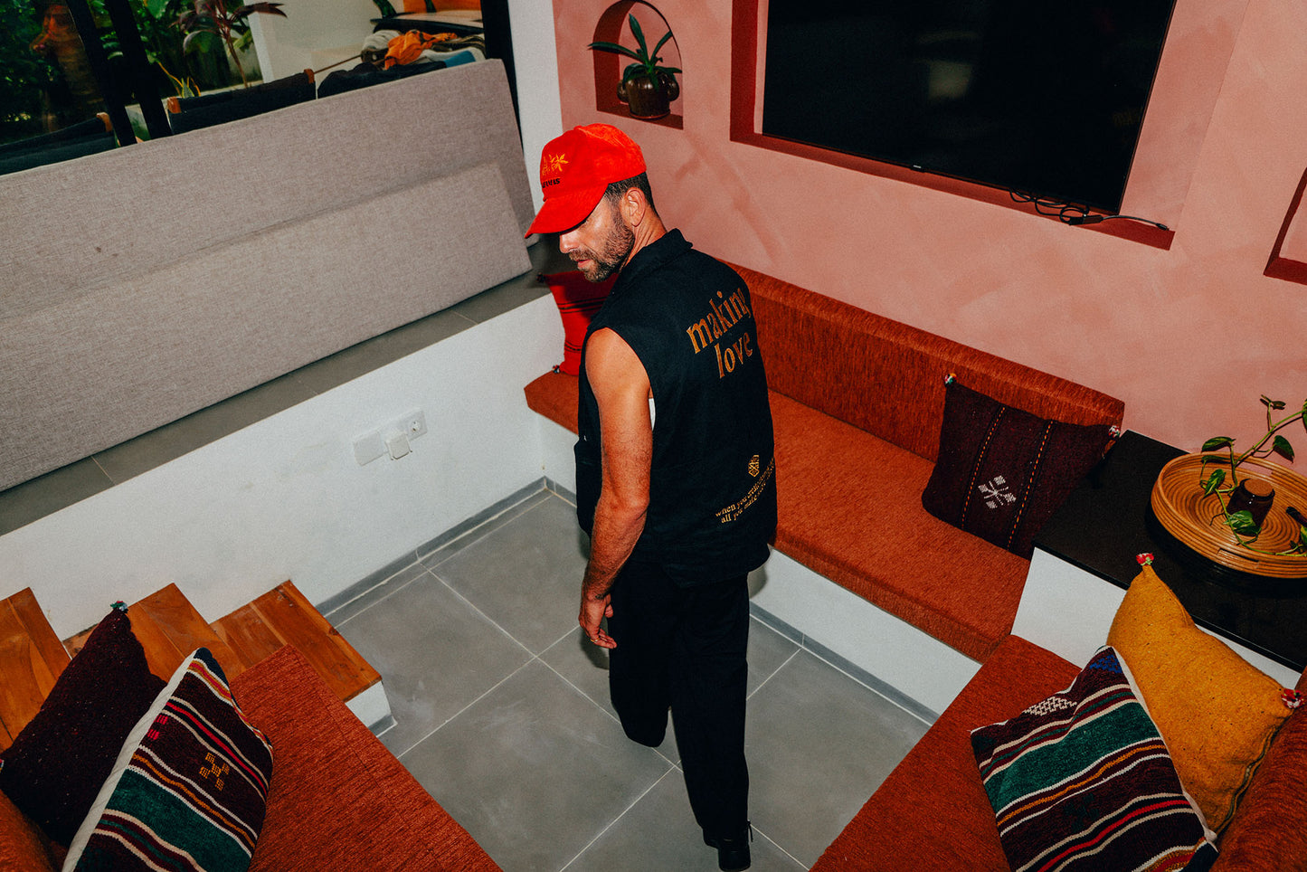 Making Love - Desert Vest - Black Canvas- Gold