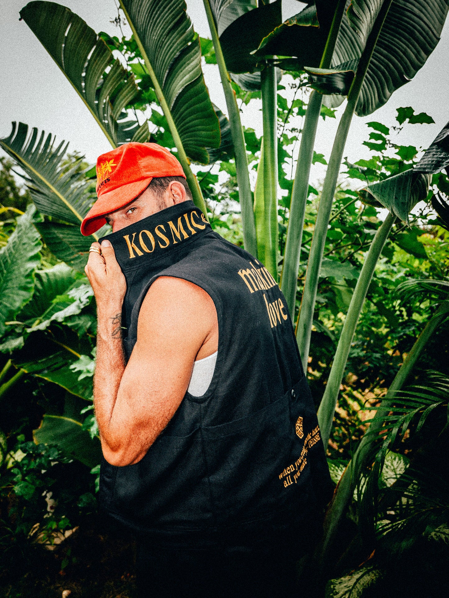 Making Love - Desert Vest - Black Canvas- Gold