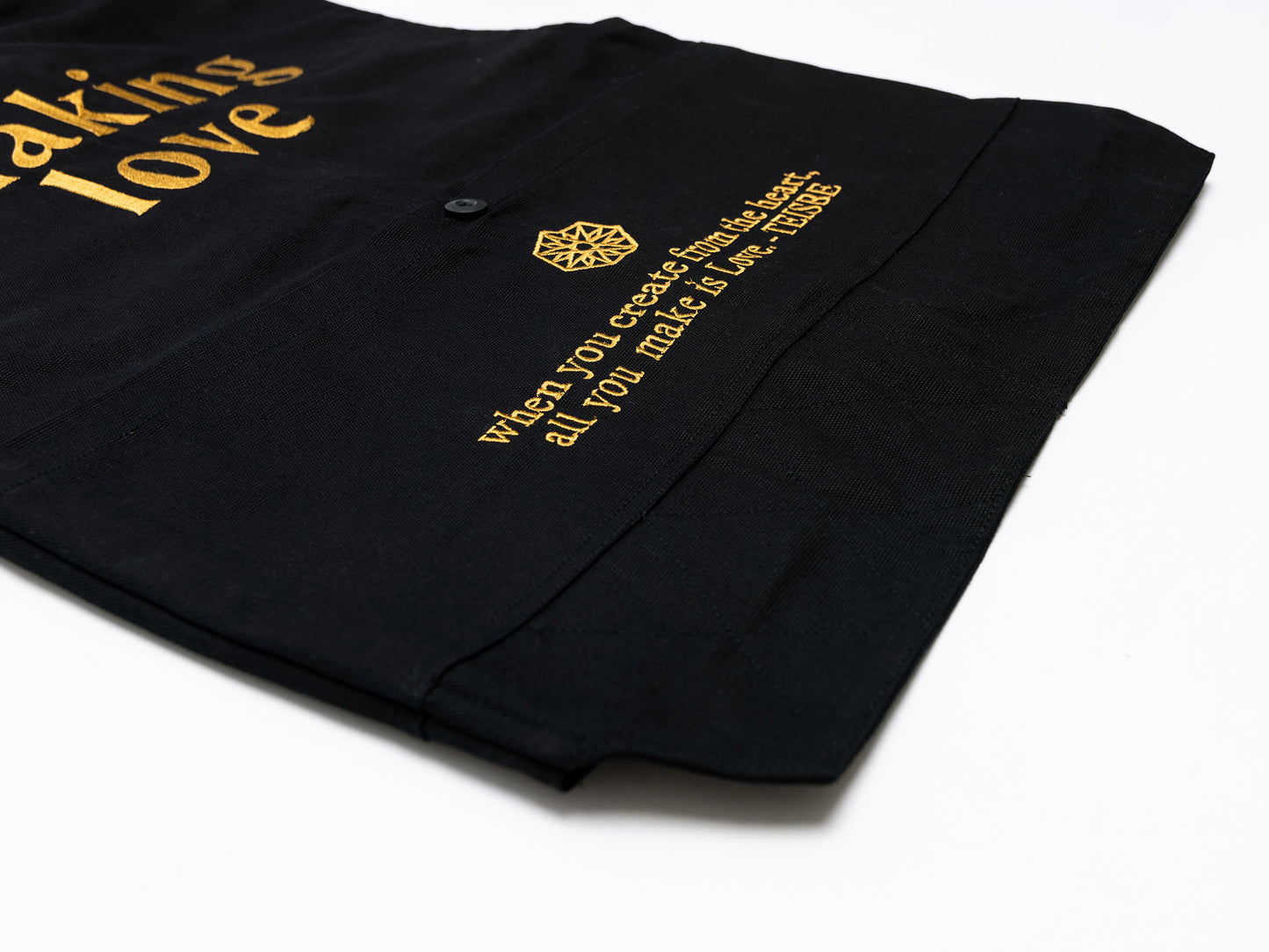 Making Love - Desert Vest - Black Canvas- Gold