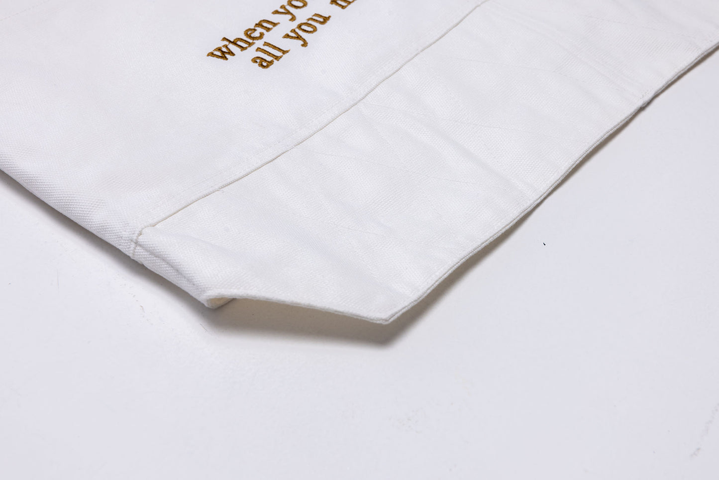 Making Love - Desert Vest - White Canvas -Gold