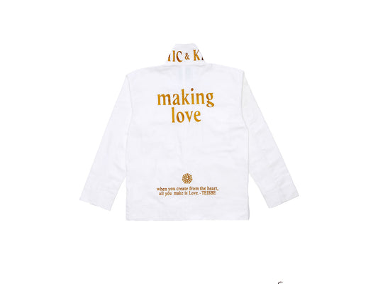 Making Love - Vision Jacket - Release 2 - White Canvas - Gold