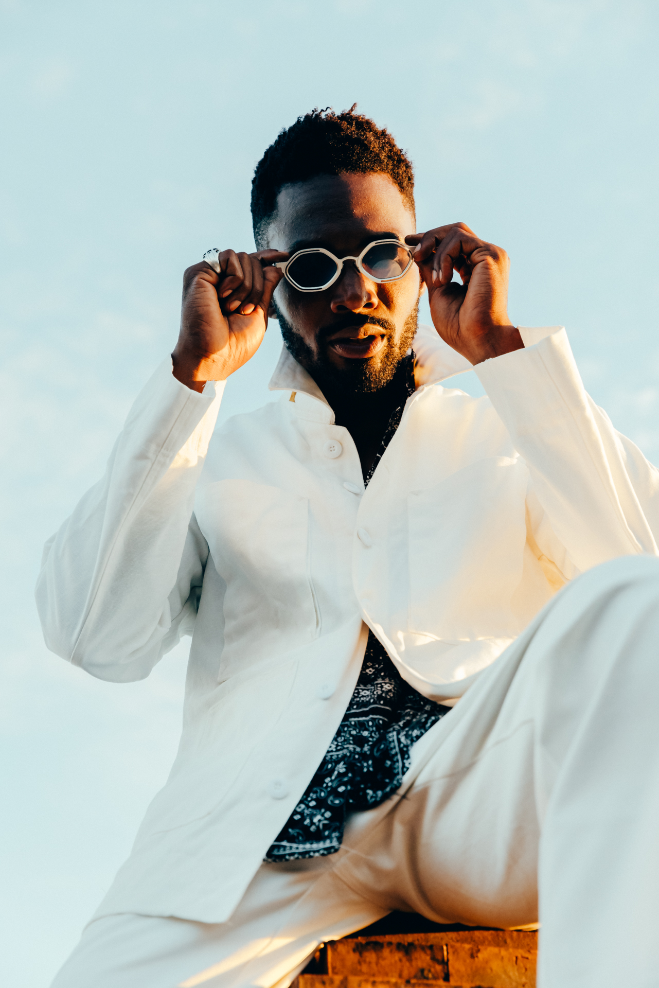 Making Love - Vision Jacket - Release 2 - White Canvas - Gold